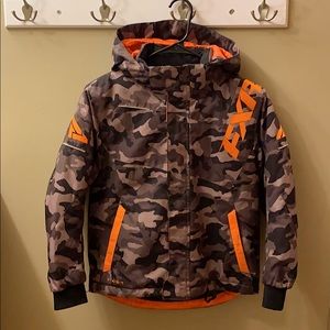 Boys FXR snowmobile jacket/coat size 8